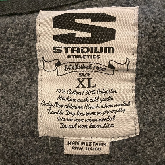 Stadium Athletics Notre Dame Fightin’ Irish women’s XL hoodie gray - Picture 3 of 6